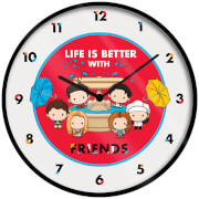Friends Chibi Clock 10 Inch