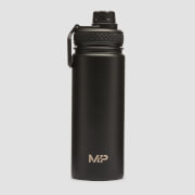 MP Medium Metall Wasserflasche – Schwarz – 500 ml