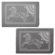 Le Seigneur des Anneaux, Blason de couronnement - Sets de table gravés - Lot de 2