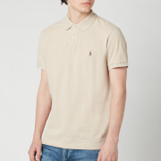 Polo Ralph Lauren Men's Custom Slim Fit Mesh Polo Shirt - Expedition Dune Heather