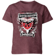 Harry Potter Triwizard Tournament Kids' T-Shirt - Burgundy Acid Wash