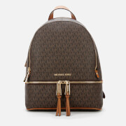 MICHAEL Michael Kors Women's Rhea Zip Medium Backpack - Brown