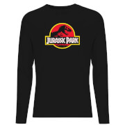 Jurassic Park Logo Unisex Long Sleeve T-Shirt - Black