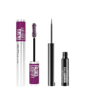 Maybelline The Falsies Instant Lash Lift Look Mascara and Tattoo Eye Liner Gel Pencil Set