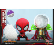 Hot Toys Cosbaby Marvel Spider-Man: Far From Home (Size S) - Spider-Man (Web Shooting Version) & Mysterio (Set of 2)