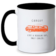 Cool Car Guy Mug - White/Black