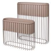 Broste Copenhagen Fenja Iron Plant Stand - Set of 2 - Grey