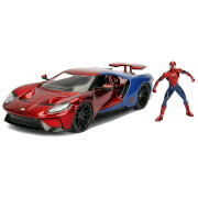 Jada Toys Marvel Spider-Man 2017 Ford Gt 1:24