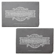 Game Of Thrones Placemat Engraved Slate Placemat - Set of 2