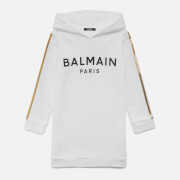 Balmain Girls' Logo Dress - Bianco