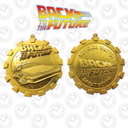 Back to the Future 24k Gold Plated Stopwatch Limited Edition Medallion - Zavvi Exclusive