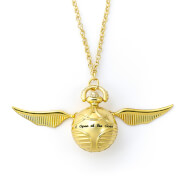 Harry Potter Golden Snitch Watch Necklace - Gold