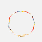 Anni Lu Rainbow 18-Karat Gold-Plated Bracelet