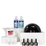 Mylee Black Convex Curing Lamp Kit with Gel Nail Polish Essentials Set (Worth £115.00)