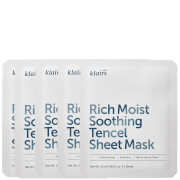 Dear, Klairs Rich Moist Soothing Tencel Sheet Mask (Pack of 5)