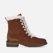 EMU Australia Women's Billington Waterproof Suede Lace Up Boots - Oak