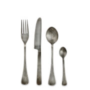Nkuku Huri Cutlery - Burnt Silver - Set of 16