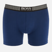 BOSS Bodywear Men's Logo Waistband Boxer Briefs - Medium Blue