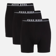 BOSS Bodywear Men's 3-Pack Jersey Boxer Briefs - Black