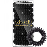 Kitsch Black Hair Coils (8 Piece)