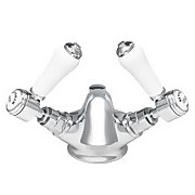 Bensham Lever Head Luxury Basin Mixer Tap Chrome