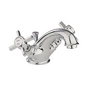 Bensham Chrome Cross Head Luxury Basin Mixer Tap
