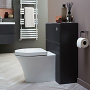Vermont 600mm Toilet Unit - Gloss Grey