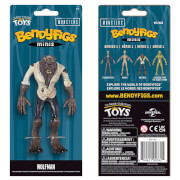 Noble Collection Universal Monsters Wolfman Mini Bendyfig 5.5 Inches