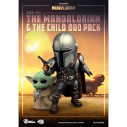 Beast Kingdom The Mandalorian Egg Attack Action Figure - The Mandalorian & The Child Duo Pack