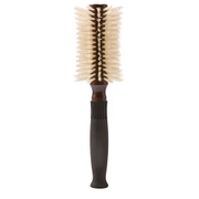 Christophe Robin Pre-Curved Blowdry Hairbrush with Natural Boar-Bristle and Wood - 12 Rows