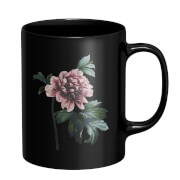 Blush Flower Mug - Black
