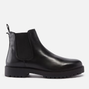 Walk London Men's Sean Leather Chelsea Boots - Black