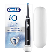Oral-B iO6 Black Lava Electric Toothbrush with Travel Case