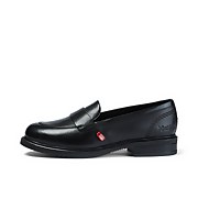 Adult Womens Lach Slip Leather Black - 6.5