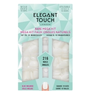 Накладные ногти Elegant Touch Bare Bumper Kit Square, 216 шт