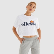 Crop-T-Shirt Alberta für Damen Weiß