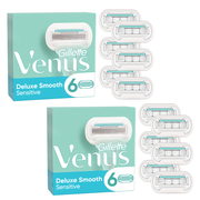 Venus Deluxe Smooth Sensitive Blades 12 Pack