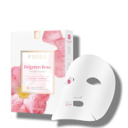 FOREO Maschera viso idratante in tessuto alla rosa bulgara (confezione da 3)