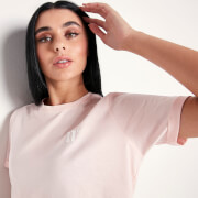 Women's Core Cropped T-Shirt – Chalk Pink