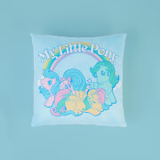 My Little Pony Retro Rainbow Square Cushion