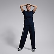 WOMENS OPEN HEM STADIUM PANTS NAVY - 10