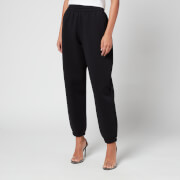 Alexanderwang.T Women's Foundation Terry Classic Sweatpants with Puff Pants Logo - Black