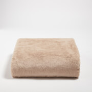 ïn home Recycled Polyester Faux Fur Throw - Brown