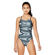 Wave Wall Crossback One Piece - Black |Size 20