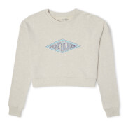 Harry Potter Honeydukes Women's Cropped Sweatshirt - Ecru Marl