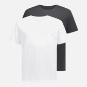 BOSS Bodywear Men's 2-Pack Crewneck T-Shirts - Black/White
