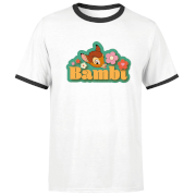 Disney Bambi Unisex Ringer T-Shirt - White / Black