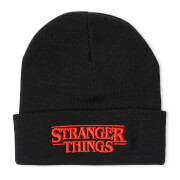 Stranger Things Logo Beanie -Black