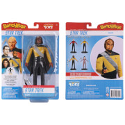 Noble Collection Star Trek Lieutenant Worf BendyFig 7.5 Inch Action Figure