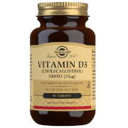 Solgar Vitamins Vitamin D3 (Cholecalciferol) 1000 IU (25 µg) Tablets x 90